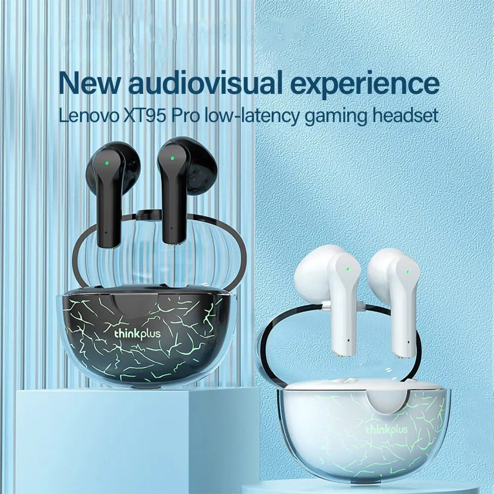 Căști wireless de gaming – Light - emitting Version ThinkPlus Bluetooth Earphone Binaural - i - vory|Urban|