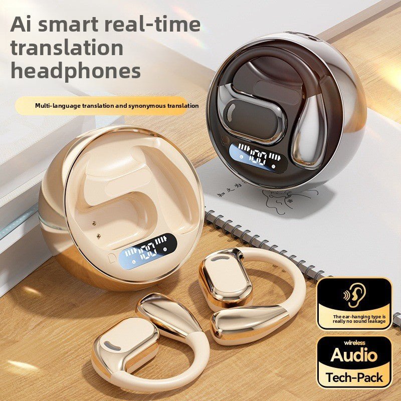 Gadget inteligent portabil – AI translation M76 Bluetooth headset Noise - i - vory|Urban|