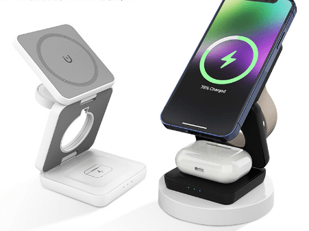 Încărcător wireless 3 - în - 1 – Three in one multifunctional folding charger - i - vory|Urban|