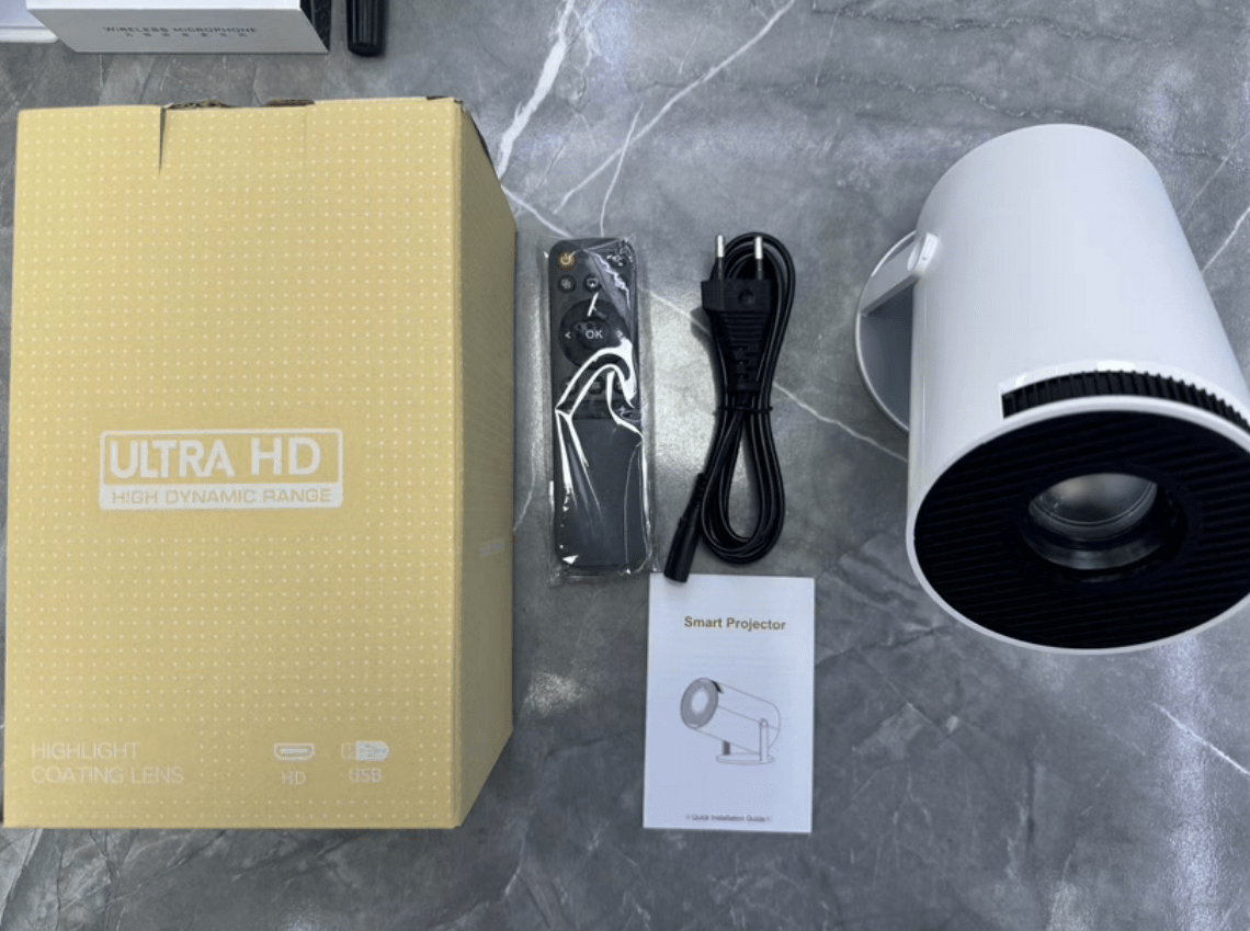 Proiector video portabil – HY300Pro Projector Home 4K LCD Ultra - i - vory|Urban|