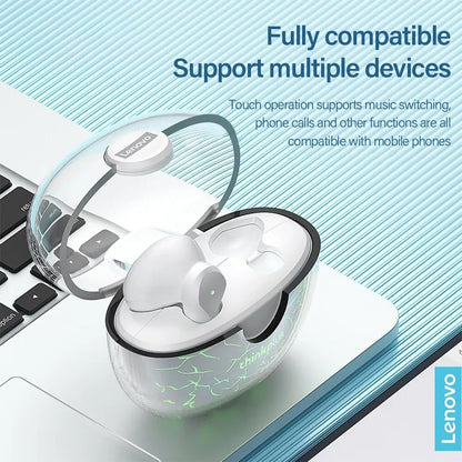 Căști wireless de gaming – Light - emitting Version ThinkPlus Bluetooth Earphone Binaural - i - vory|Urban|