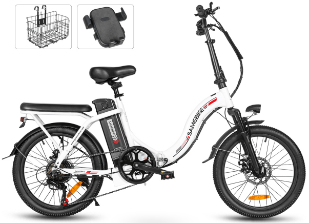 eBike Samebike CY20 Comfort White - i - vory|Urban|