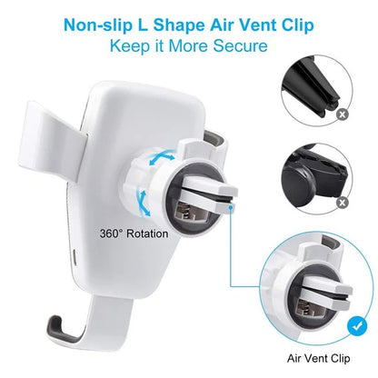 Încărcător auto rapid – 30W Charger Mount Air Vent Holder - i - vory|Urban|