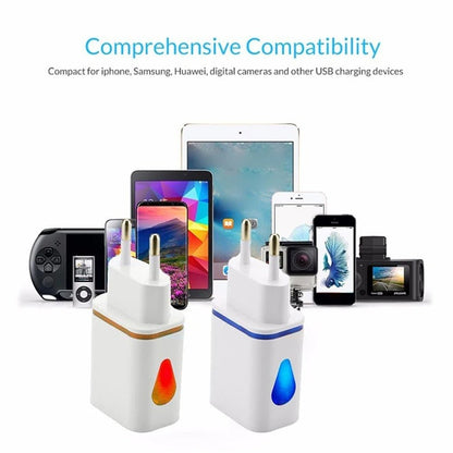 Încărcător rapid pentru dispozitive mobile – Water Drop LED Charger Samsung Xiaomi - i - vory|Urban|